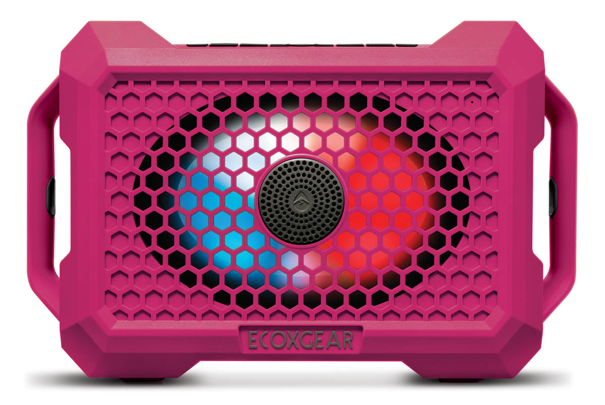 The Defender waterproof bluetooth speaker in Warrior Pink for Pledge the Pink Breast Cancer