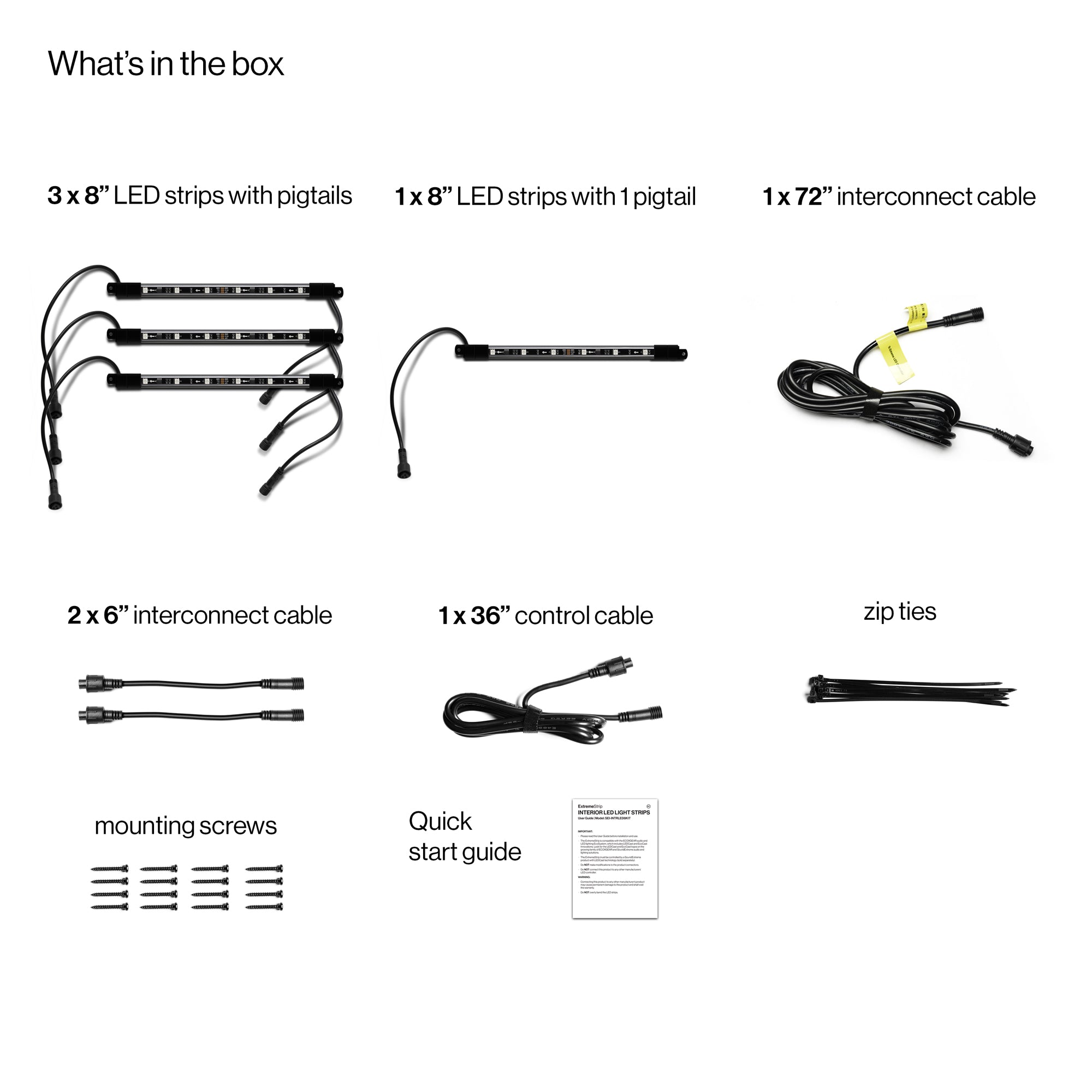 Extreme Strips - Interior LED Light Strips - SoundExtreme