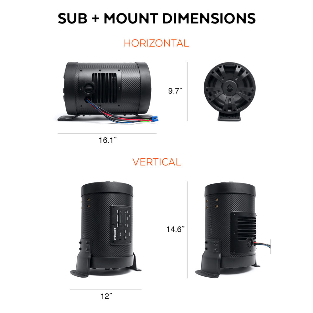 SoundExtreme ES08 subwoofer Dual 8" - SoundExtreme