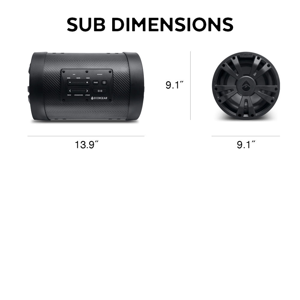 SoundExtreme ES08 subwoofer Dual 8" - SoundExtreme