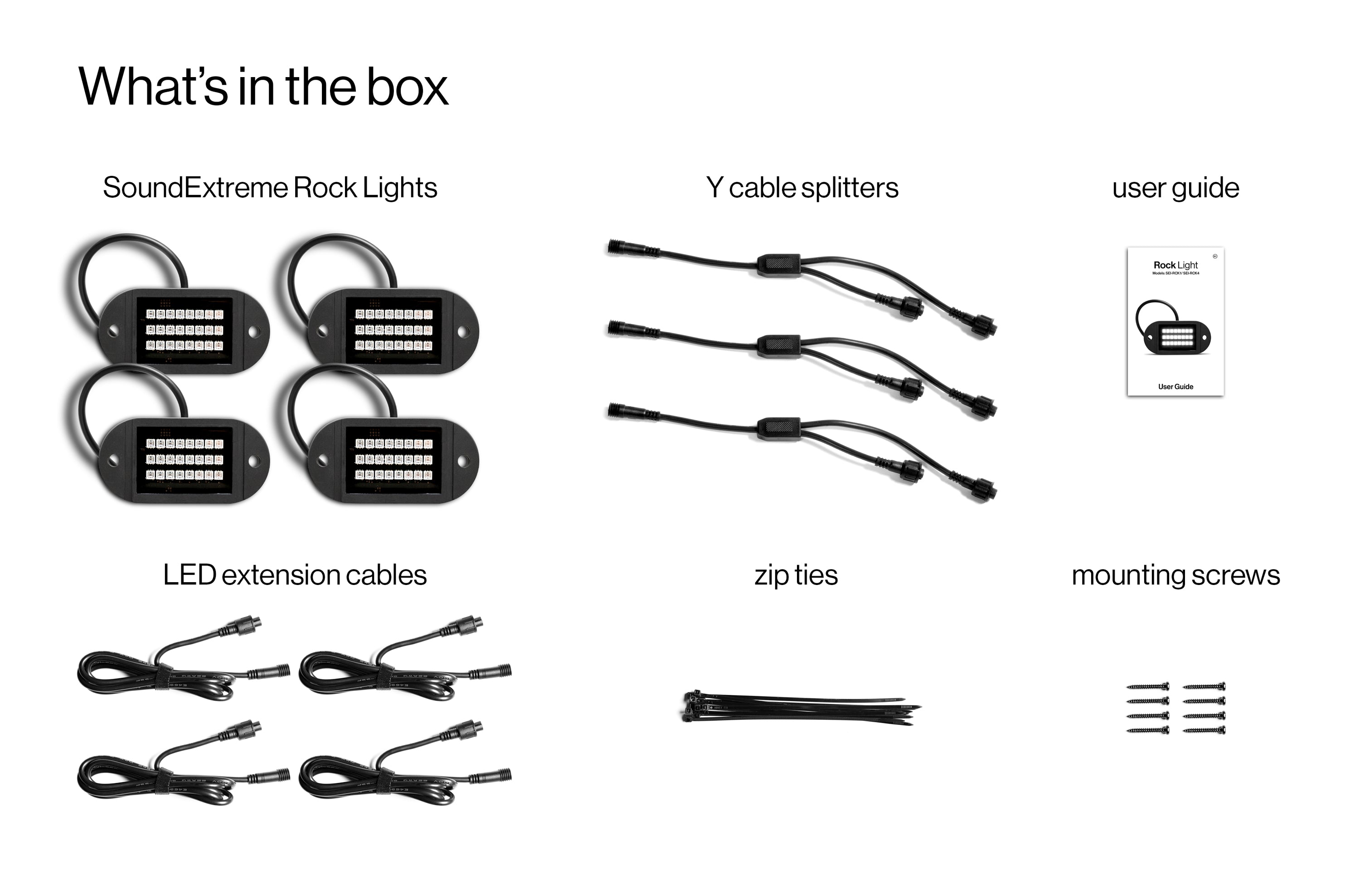 SoundExtreme Rock Light 4 qty