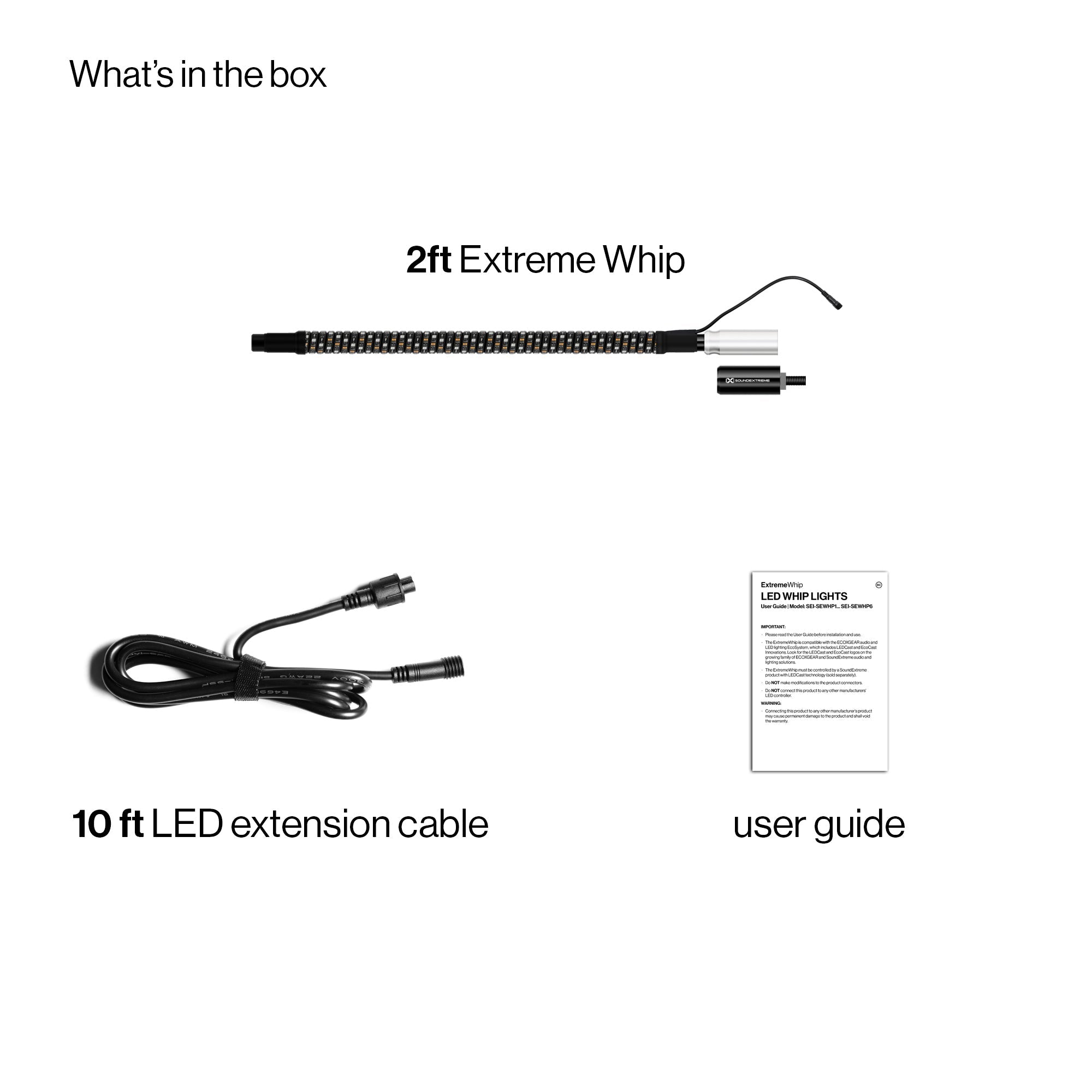 Extreme Whip Qty 1 X 2Ft - SoundExtreme