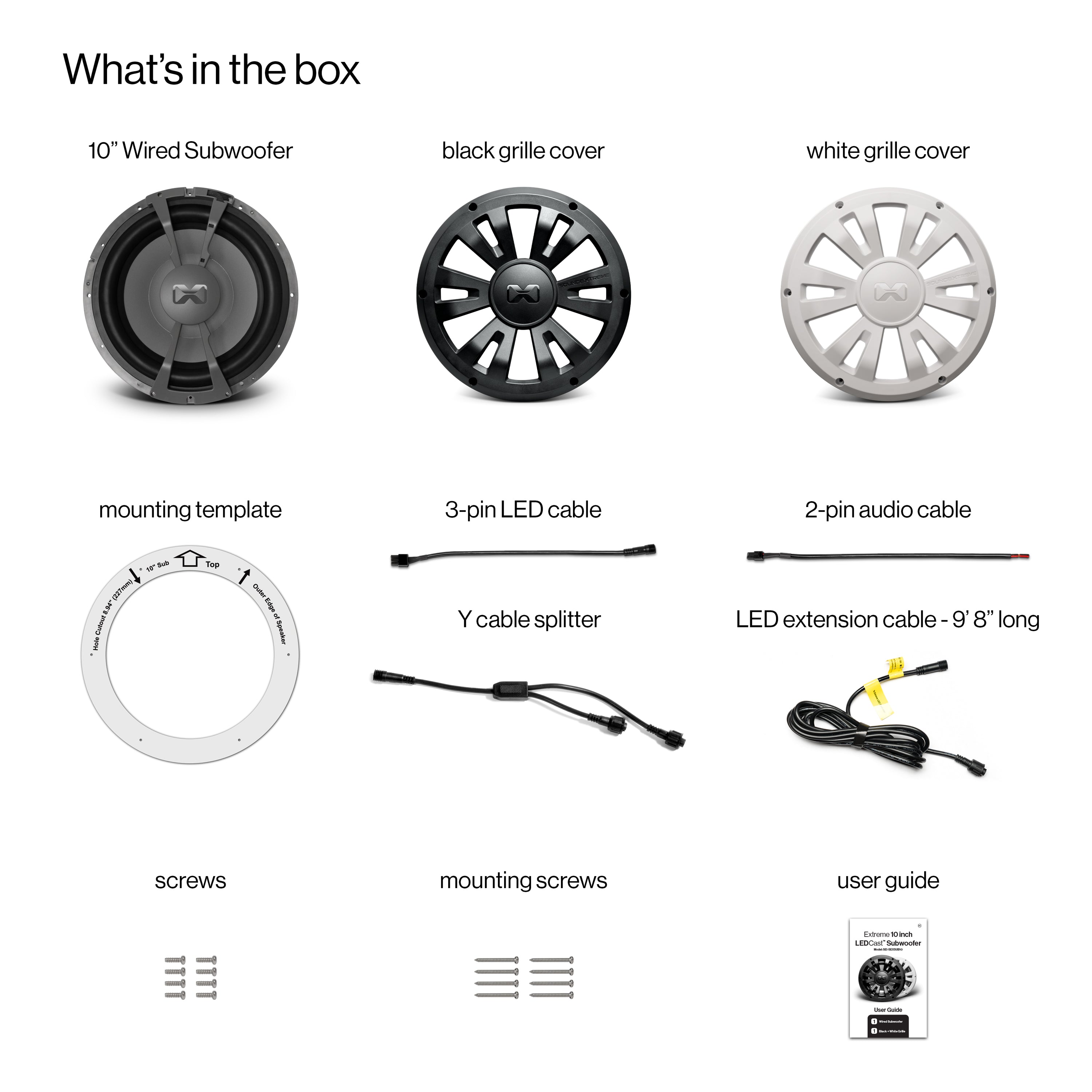 DEALER SoundExtreme 10" Subwoofer