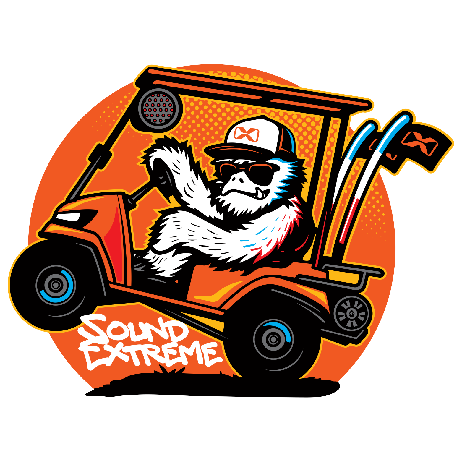 POWERSPORTS SoundExtreme Gorilla Sticker